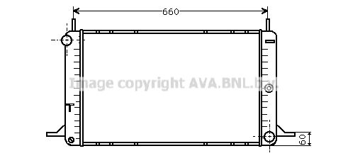 AVA QUALITY COOLING Radiators, Motora dzesēšanas sistēma FDA2088